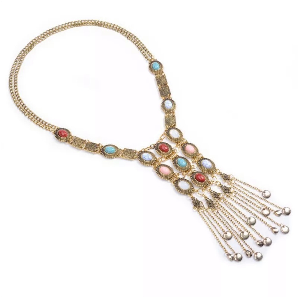 Beautiful bohemian necklace - Picture 2 of 3